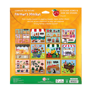Sticker Scenes! - Farmer's Market - My Little Thieves