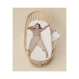 Stokke Sleepi Bed Natural & Mattress & Sheet White Bundle | Complete Crib Set - My Little Thieves