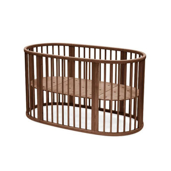 Stokke Sleepi Bed Warm Brown without wheels front view