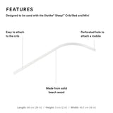 Stokke Sleepi Drape Rod | Eco Friendly Nursery Canopy Support - My Little Thieves