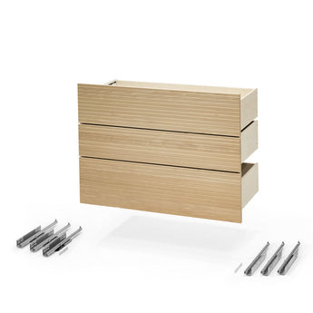 Stokke Sleepi Dresser Natural Drawers and Metal Parts
