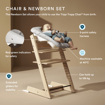 Stokke Tripp Trapp Chair + Baby & Newborn Set | Complete Bundle - My Little Thieves