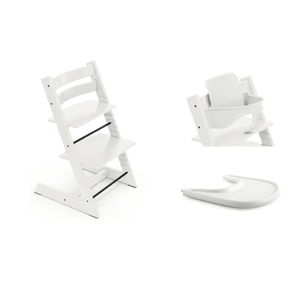 Stokke Tripp Trapp High Chair + Baby Set + Tray Bundle - My Little Thieves