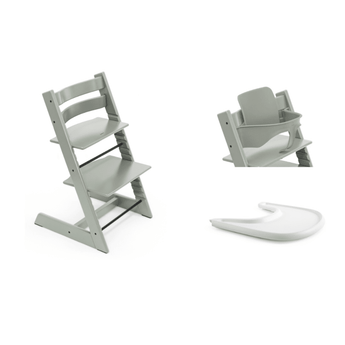 Stokke Tripp Trapp High Chair + Baby Set + Tray Bundle - My Little Thieves
