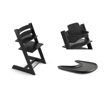 Stokke Tripp Trapp High Chair + Baby Set + Tray Bundle - My Little Thieves