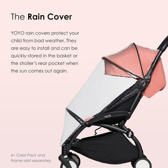 Stokke Yoyo 0+ Newborn Pack Rain Cover Clear | Weather Protection - My Little Thieves
