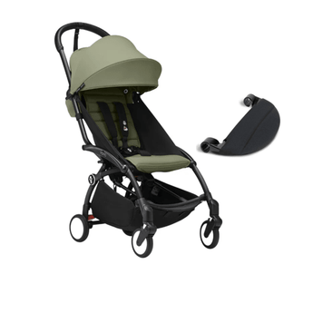 Stokke Yoyo 6+ Color Pack Black Frame + Leg Rest Bundle - My Little Thieves