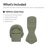 Stokke Yoyo 6+ Color Pack Only | Forward Facing Stroller Seat Upgrade - My Little Thieves
