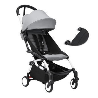 Stokke Yoyo White Frame + 6+ Color Pack + Leg Rest Bundle - My Little Thieves