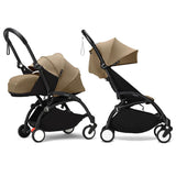 Stokke YOYO3 Black Frame 0+ and 6+ Toffee