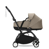Stokke YOYO3 Black Frame Newborn Shell and 6+ Taupe