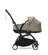 Stokke YOYO3 Black Frame Newborn Shell and 6+ Taupe
