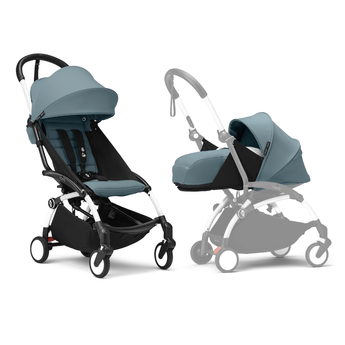 Stokke Yoyo3 Black Frame With 0+ & 6+ Pack Bundle | Award Winning Compact Stroller - My Little Thieves