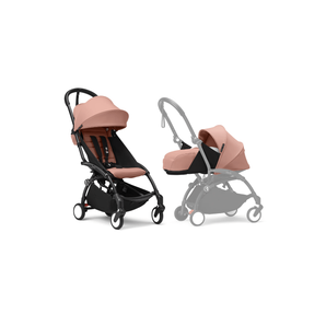 Stokke Yoyo3 Black Frame With Newborn Shell & 6+ Pack Bundle Stroller - My Little Thieves