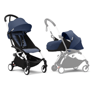 Stokke Yoyo3 White Frame Stroller 0+ & 6+ Bundle | Complete - My Little Thieves