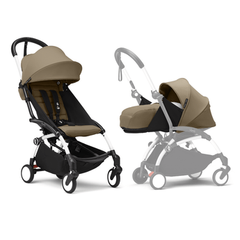 Stokke Yoyo3 White Frame Stroller 0+ & 6+ Bundle | Complete - My Little Thieves