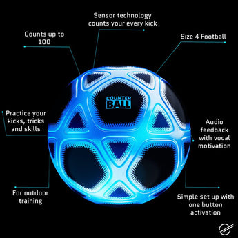Strikesphere Counter Football | Smart Glow Interactive Soccer Trainer 6+ - My Little Thieves