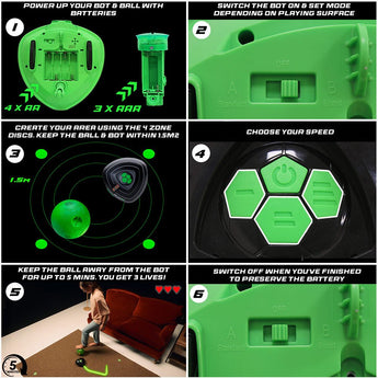 Strikesphere Soccer Bot Indoor Football Trainer | Kids - My Little Thieves