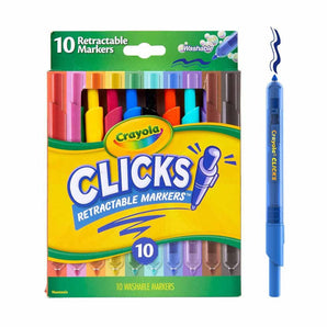 Super Clicks Retractable Markers, 10 Count - My Little Thieves