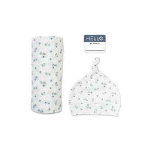 Cozy Bamboo Swaddle Blanket and Hat Set – Baby Essentials