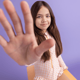 Swim Essentials Apricot Orange Girls Long Sleeve Swimsuit | Kids Swim - My Little Thieves