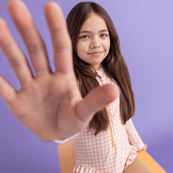 Swim Essentials Apricot Orange Girls Long Sleeve Swimsuit | Kids Swim - My Little Thieves