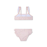 Swim Essentials Apricot Orange Print Bikini For Girls | Kids Swimwear - My Little Thieves