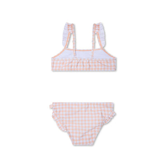 Swim Essentials Apricot Orange Print Bikini For Girls | Kids Swimwear - My Little Thieves