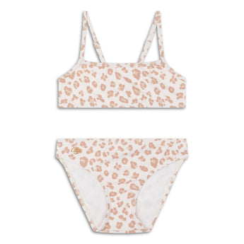 Swim Essentials Beige Leopard Bikini For Girls | Kids Swimwear - My Little Thieves