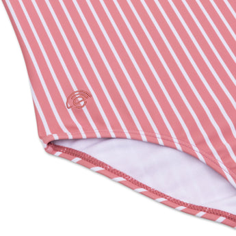 Swim Essentials Boldlines Red Swimsuit For Girls | Kids Swimwear - My Little Thieves