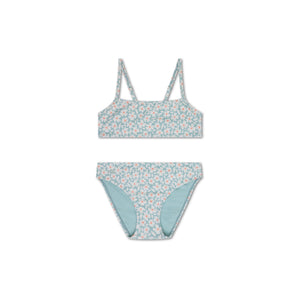 Swim Essentials Florish Green Bikini For Girls | Kids Swimwear - My Little Thieves