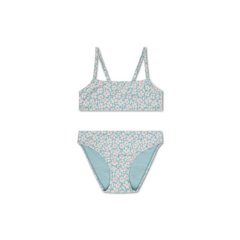 Swim Essentials Florish Green Bikini For Girls | Kids Swimwear - My Little Thieves