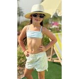 Swim Essentials Florish Green Bikini For Girls | Kids Swimwear - My Little Thieves
