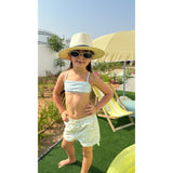 Swim Essentials Florish Green Bikini For Girls | Kids Swimwear - My Little Thieves