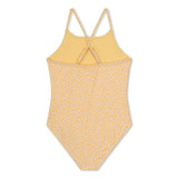 Swim Essentials Florish Yellow Swimsuit For Girls | Kids Swimwear - My Little Thieves
