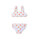 Swim Essentials Flower Hearts Print Bikini For Girls | Kids Swimwear - My Little Thieves