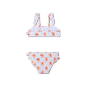 Swim Essentials Flower Hearts Print Bikini For Girls | Kids Swimwear - My Little Thieves