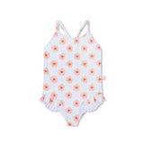 Swim Essentials Flower Hearts Print Swimsuit For Girls | Kids Swimwear - My Little Thieves