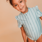 Swim Essentials Girls Short Sleeve Swimsuit | Beach & Pool Swimwear - My Little Thieves
