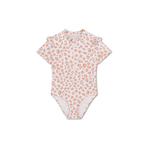 Swim Essentials Girls Short Sleeve Swimsuit | Beach & Pool Swimwear - My Little Thieves
