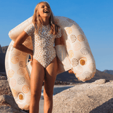 Swim Essentials Girls Short Sleeve Swimsuit | Beach & Pool Swimwear - My Little Thieves