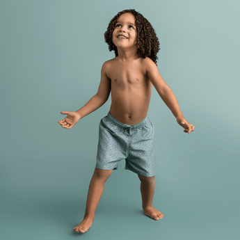 Swim Essentials Green Leopard Swim Shorts For Boys | Kids Swimwear - My Little Thieves