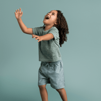 Swim Essentials Green Leopard Swim Shorts For Boys | Kids Swimwear - My Little Thieves