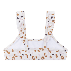 Swim Essentials Khaki Leopard Print Bikini For Girls | Kids Swimwear - My Little Thieves
