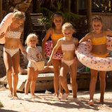 Swim Essentials Khaki Leopard Print Bikini For Girls | Kids Swimwear - My Little Thieves
