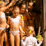 Swim Essentials Khaki Leopard Print Bikini For Girls | Kids Swimwear - My Little Thieves