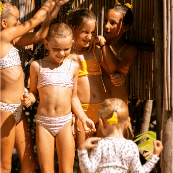 Swim Essentials Khaki Leopard Print Bikini For Girls | Kids Swimwear - My Little Thieves