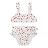 Swim Essentials Khaki Leopard Print Bikini For Girls | Kids Swimwear - My Little Thieves