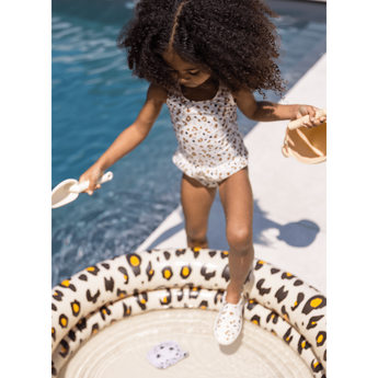 Swim Essentials Khaki Leopard Print Swimsuit For Girls | Kids Swimwear - My Little Thieves