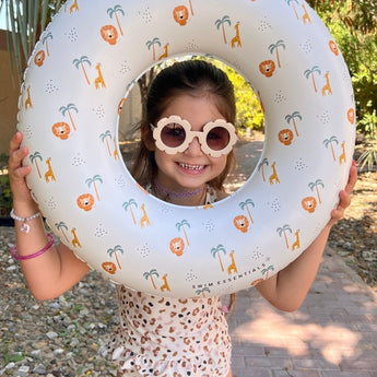 Swim Essentials Kids Swim Ring 55cm | Fun Printed Pool Float - My Little Thieves